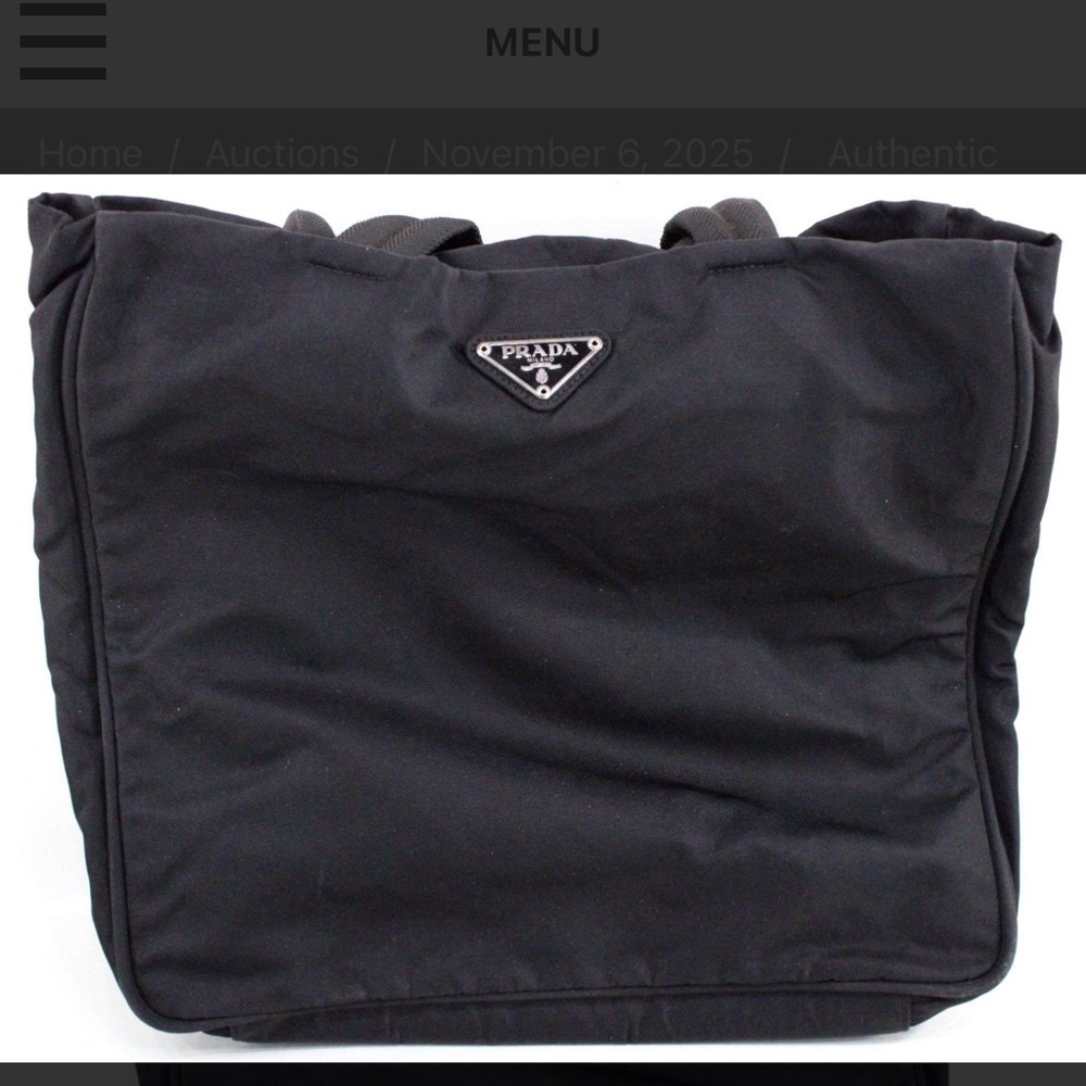 Prada Men's Black Messenger Bag